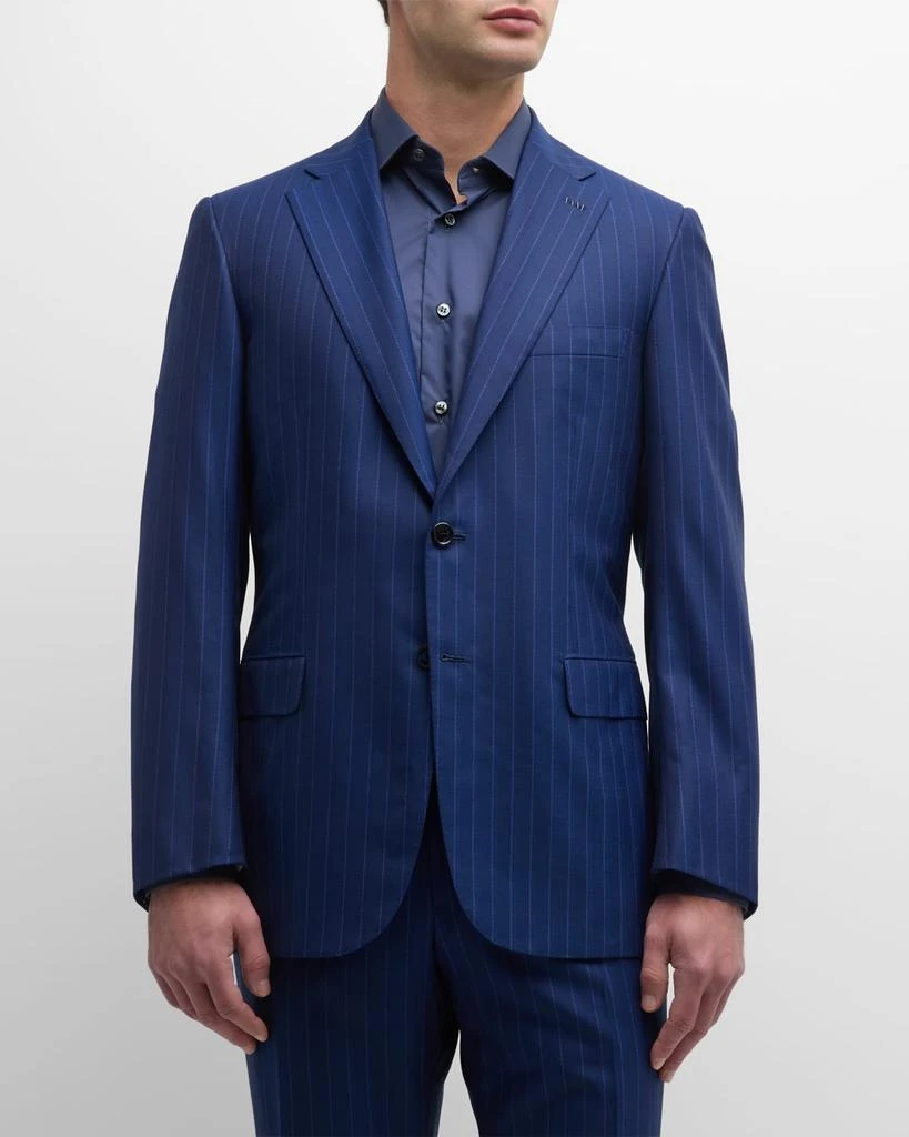 Brioni Men's Tonal Pinstripe Wool Suit 3