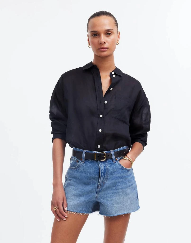 Madewell Relaxed Denim Shorts in Kelton Wash: Raw-Hem Edition 1