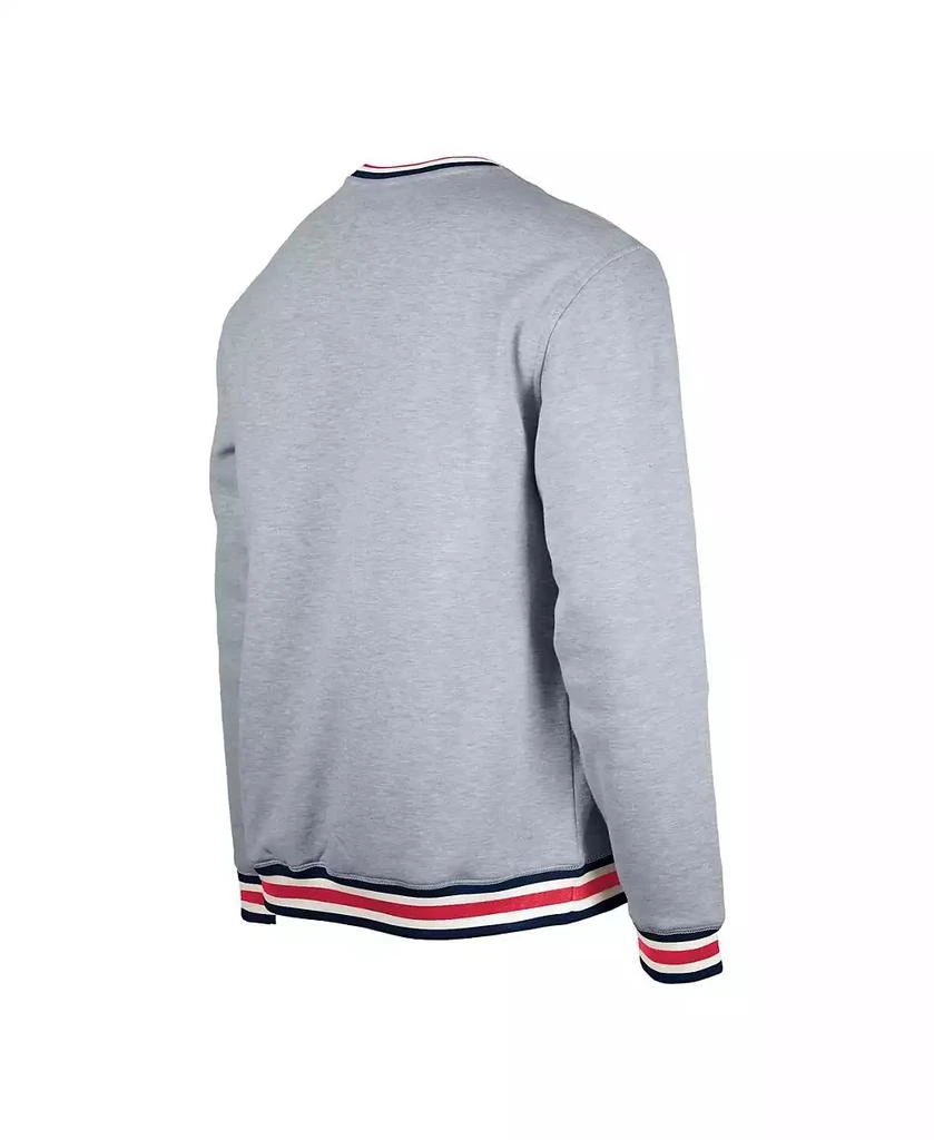 5th & Ocean by New Era Men's Gray USMNT Throwback Fleece Crewneck Pullover Sweatshirt 2