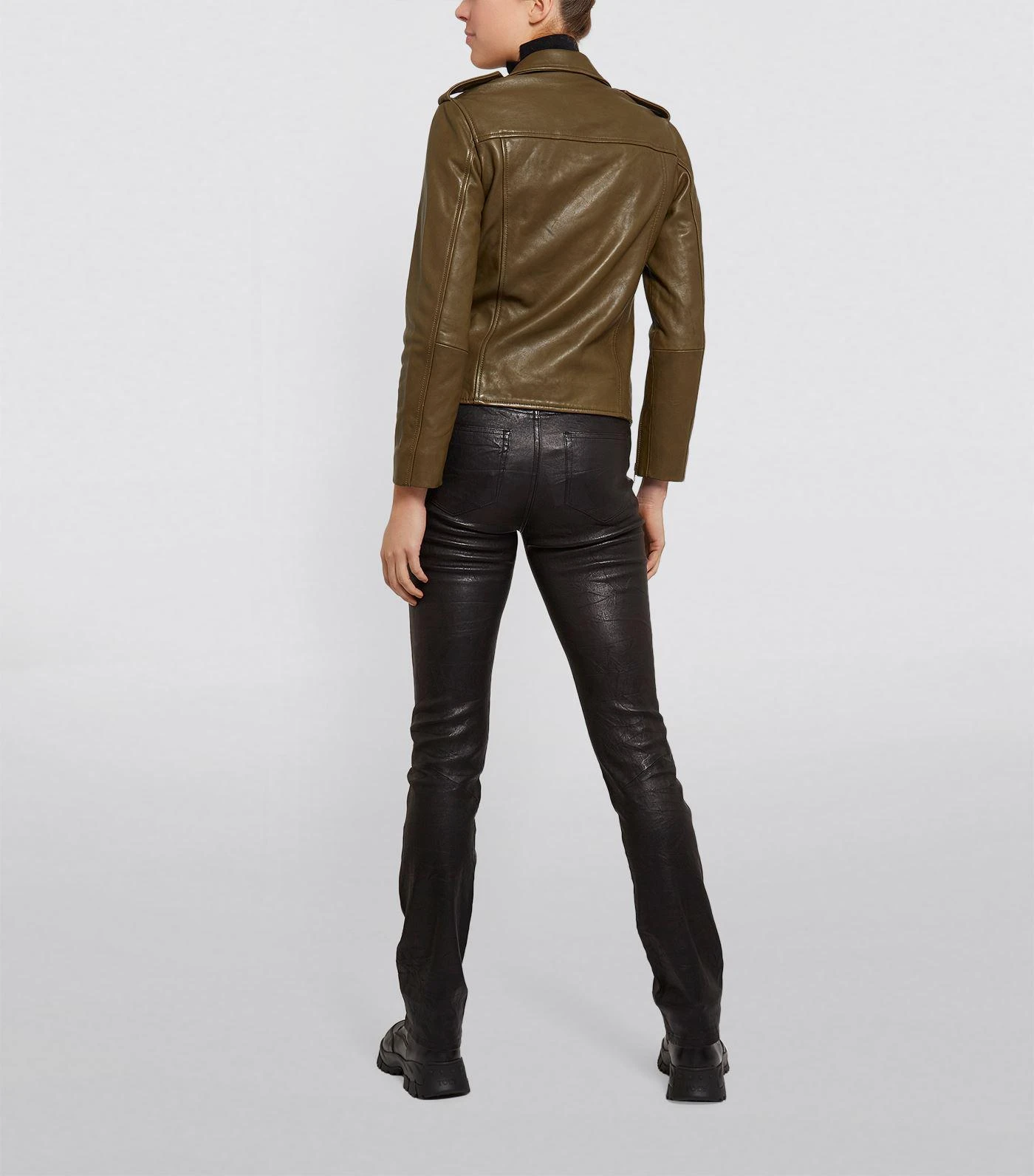 ALL SAINTS Elva Leather Jacket 2