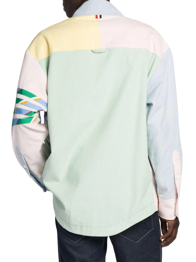 Thom Browne Collared Corduroy Shirt Jacket 2
