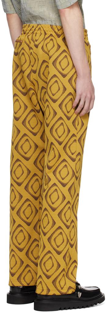 NEEDLES Yellow Drawstring Track Pants XL = WAIST US 38 NEEDLES Yellow Drawstring Track Pants XL = WAIST US 38
