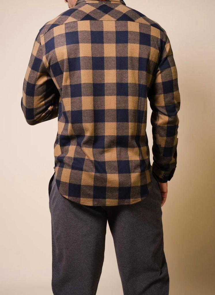 Fundamental Coast Nazare Buffalo Shirt In Yukon