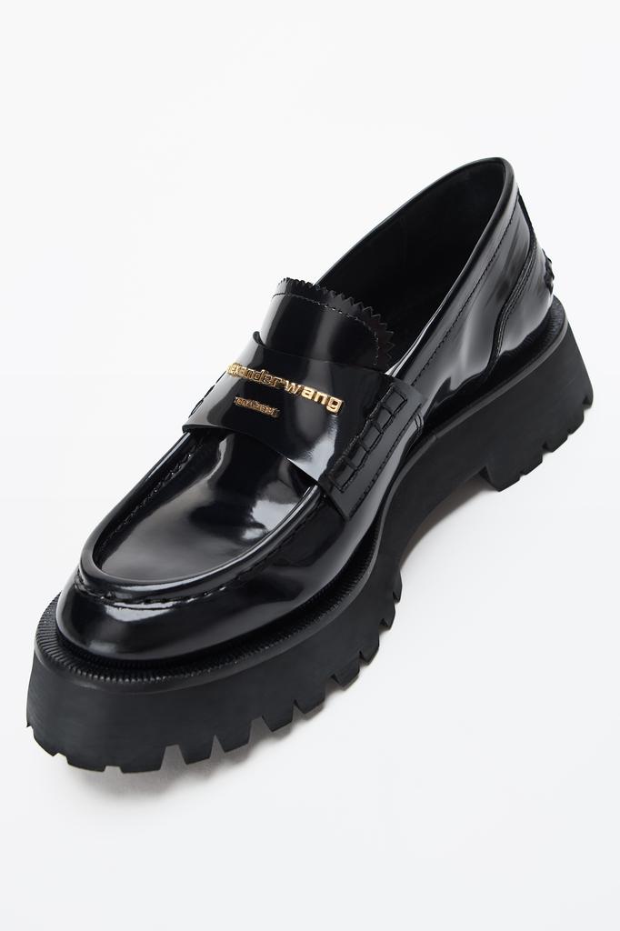 Alexander Wang CARTER MID-HEEL LUG LOAFER IN LEATHER
