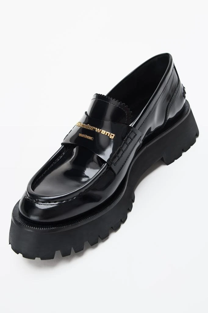 Alexander Wang CARTER MID-HEEL LUG LOAFER IN LEATHER 2