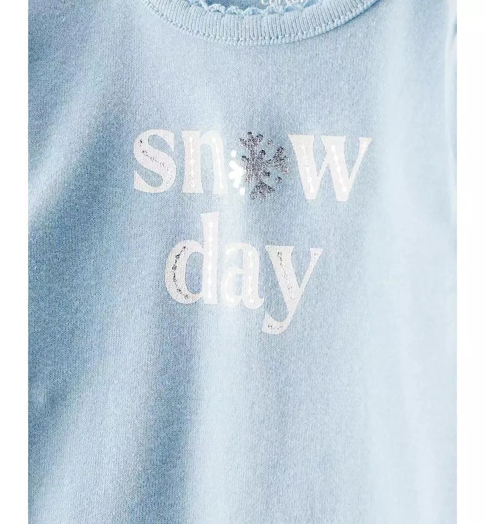 Carter's Baby Girls 2-Piece Day Dream Snow Day Long-Sleeve Bodysuit and Pants Set 4