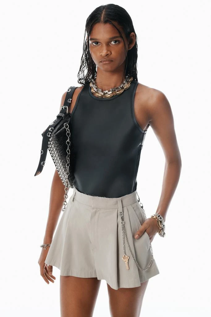 Alexander Wang Grey Cotton-Blend Shorts 3