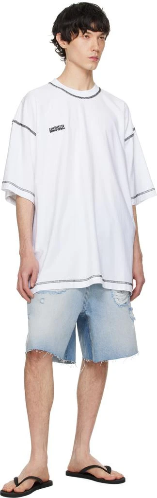 Vetements White Inside Out T-Shirt 4