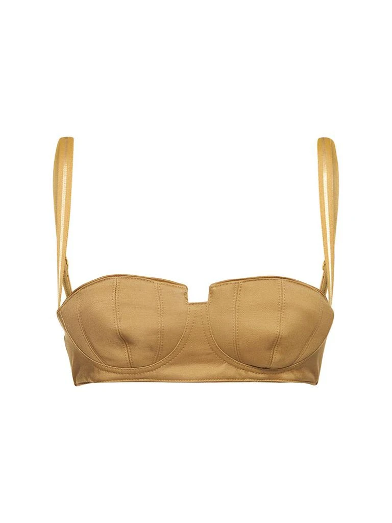 INTERIOR The Maia Cotton Balconette Bra 1