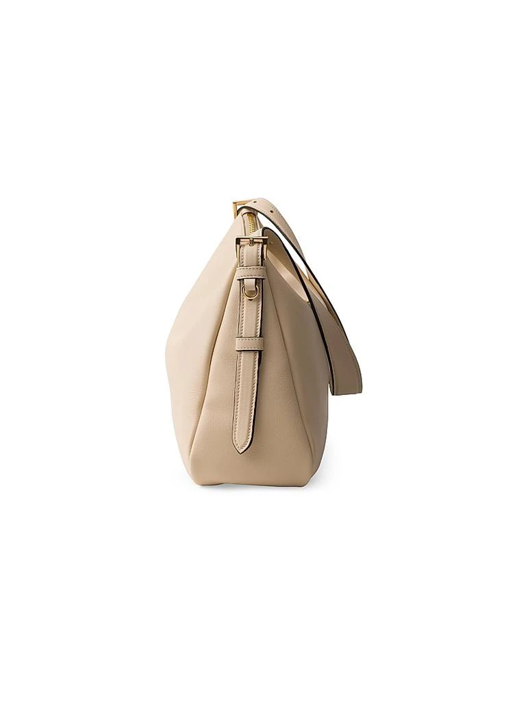 Prada Prada Aimée Large Leather Shoulder Bag 5