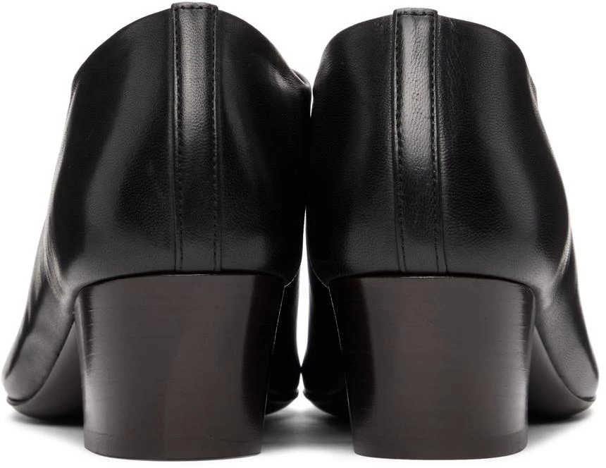 Lemaire Black Lace-Up Heel Derbys 4