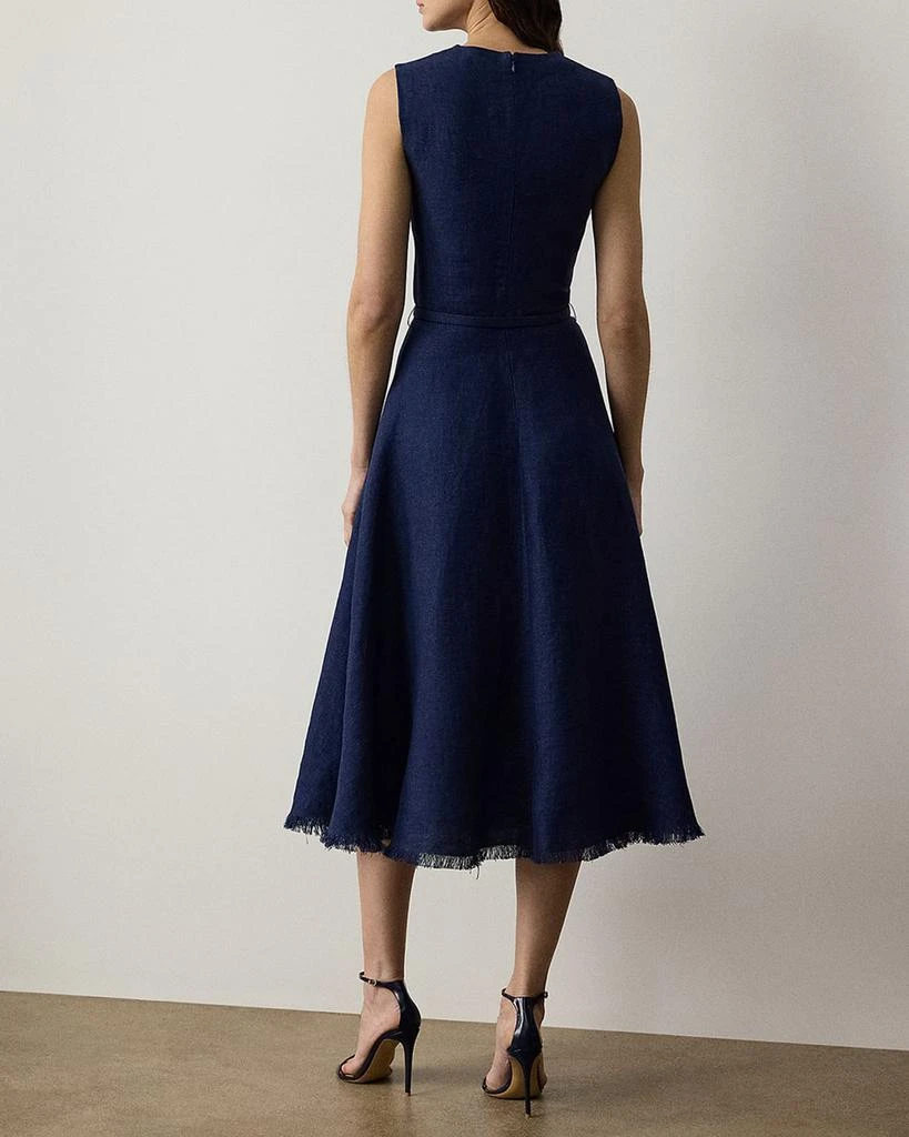 Ralph Lauren Briella Sleeveless Linen Dobby Midi Dress 3