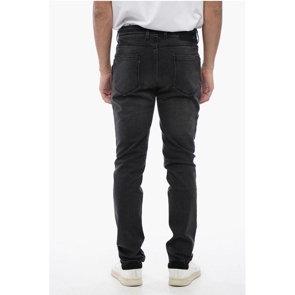 Neil Barrett Skinny Fit NICK Stone Washed Denims Men's 14cm