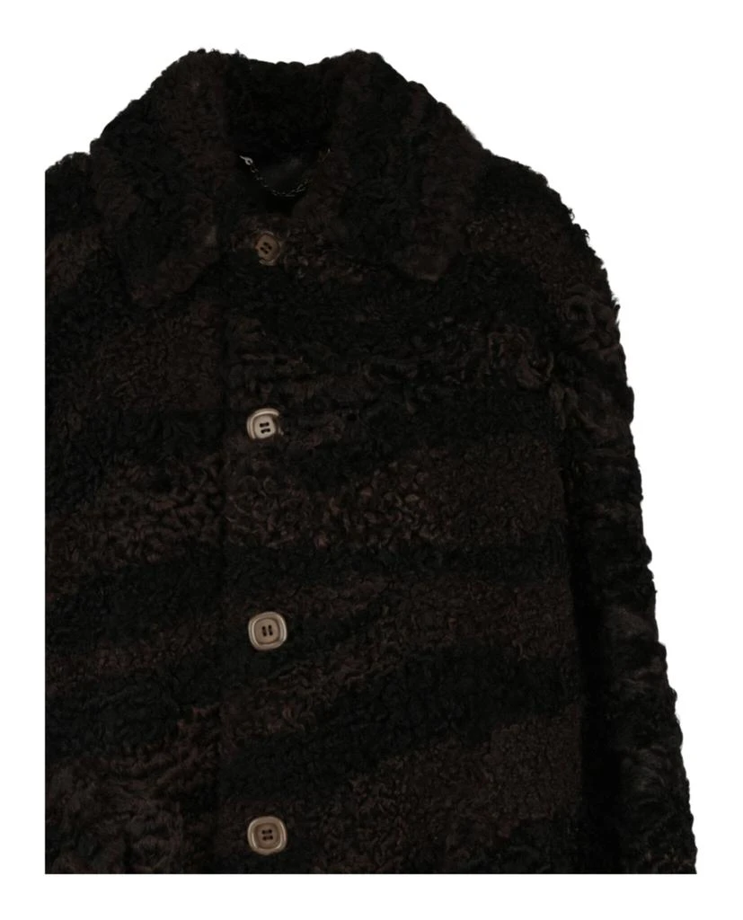 Gucci Zebra Pattern Shearling Coat 3