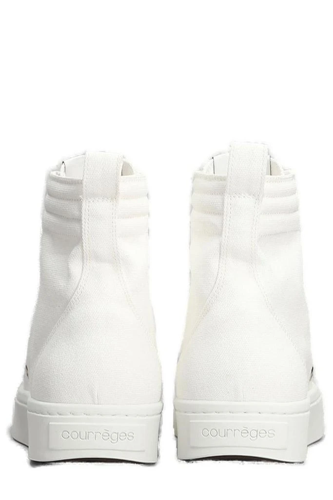 Courrèges Courrèges Canvas 01 Mid Lace-Up Sneakers 4