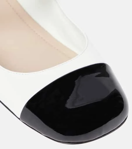 Miu Miu Embellished leather ballet flats 6