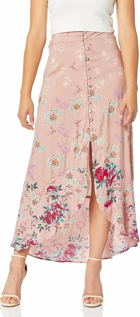 Angie Angie - Button Ruffle Maxi Skirt 1