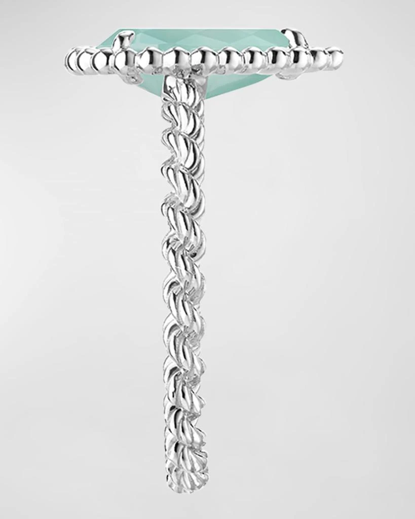 Boucheron Serpent Bohème 18K White Gold Aquaprase Ring 3