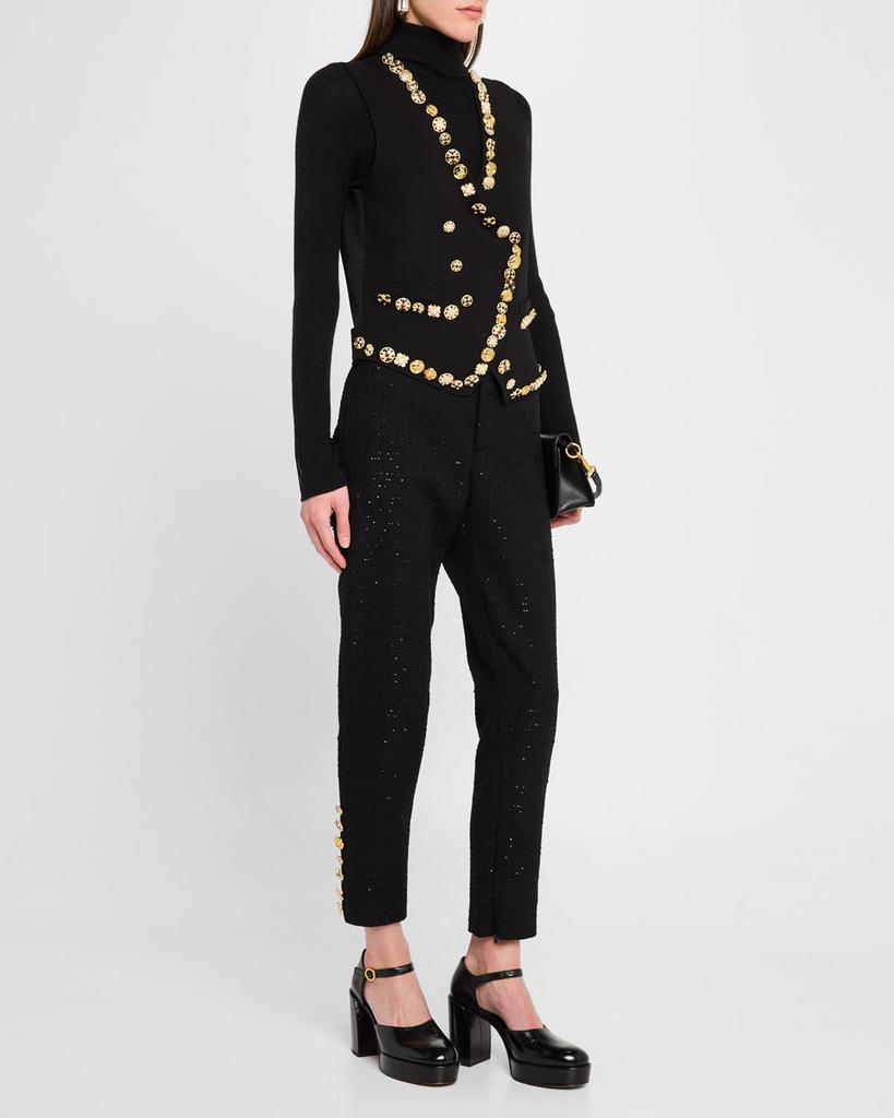 Libertine Novelty Button Luxe Double-Breasted Waistcoat