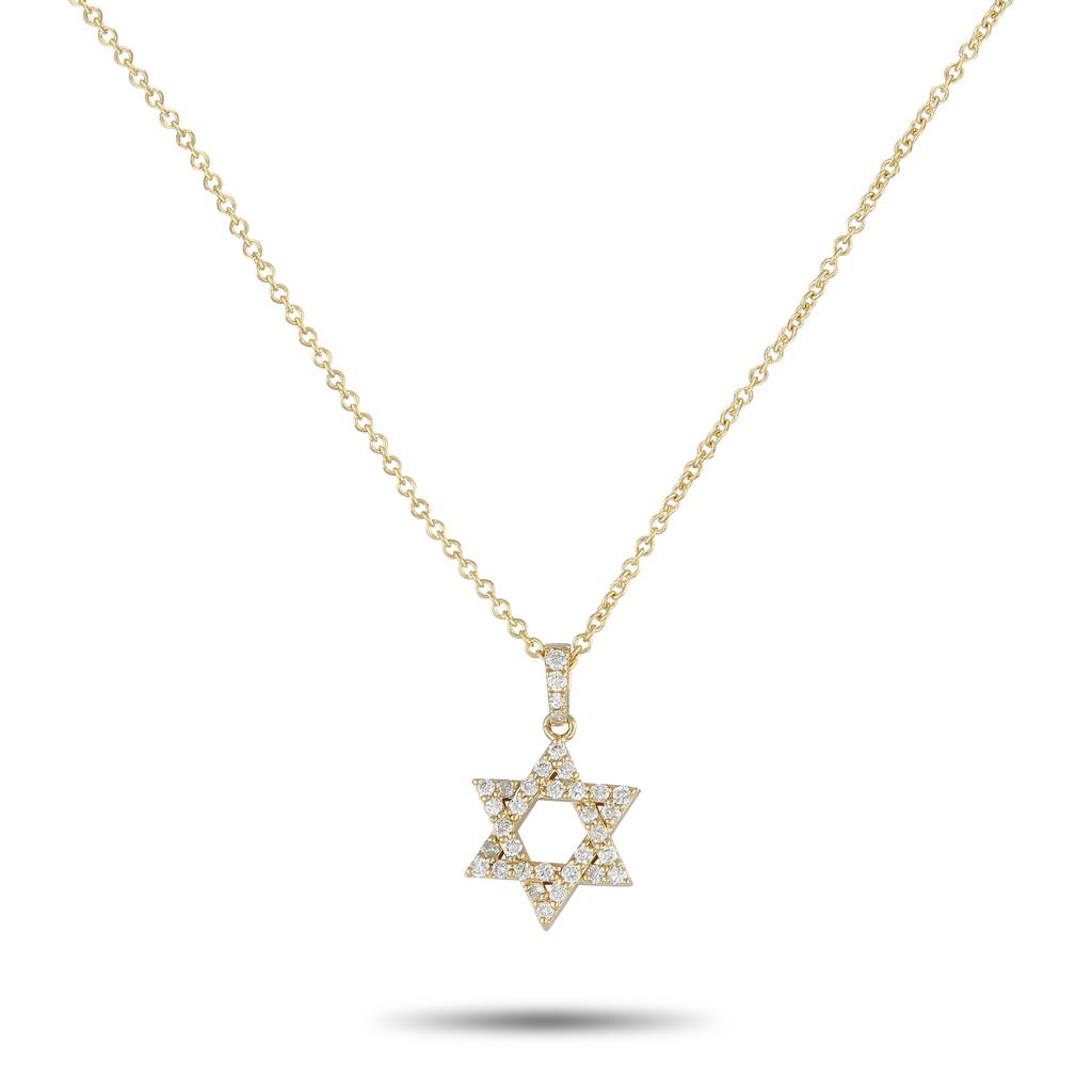 LB Exclusive 14K Yellow Gold 0.35ct Diamond Necklace PN15861-Y