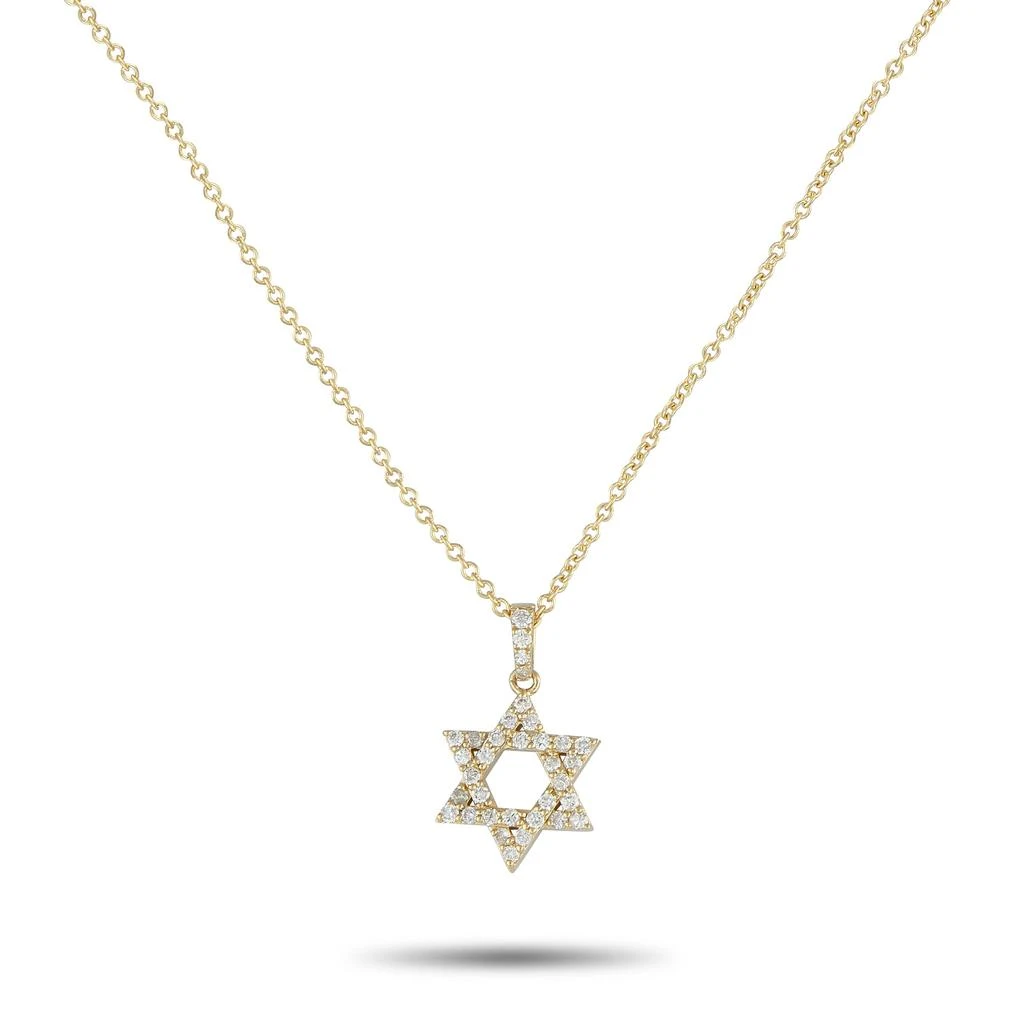 LB Exclusive 14K Yellow Gold 0.35ct Diamond Necklace PN15861-Y 1