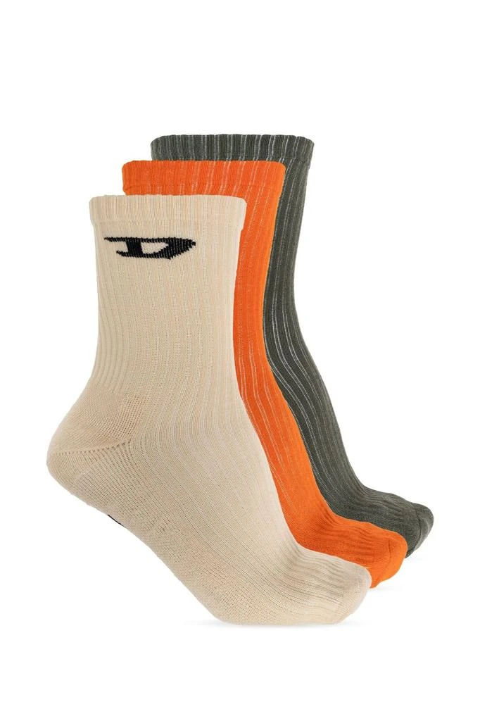 Diesel Diesel Skm-D-Crew-Sport Three Pack Socks 1
