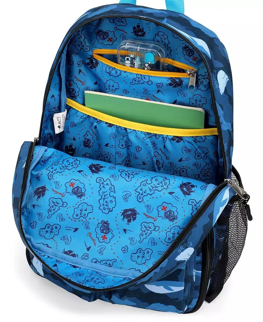 Nautica Kids Backpack for School, 16" H 8