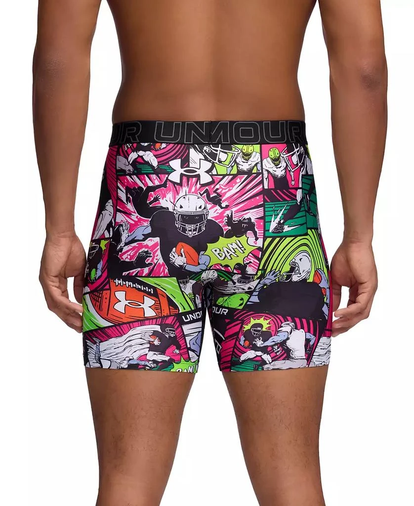 Under Armour Men's Performance Tech Mesh Graphic 6" Boxer Briefs 2
