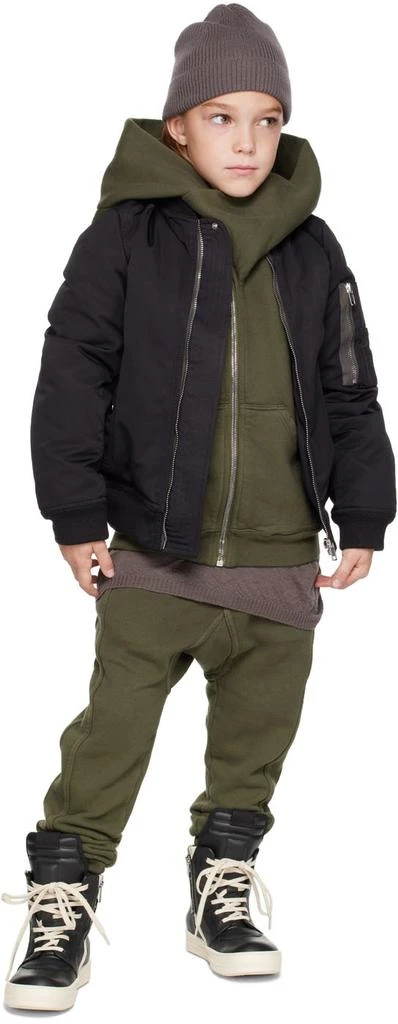 Rick Owens Kids Green Prisoner Lounge Pants 4