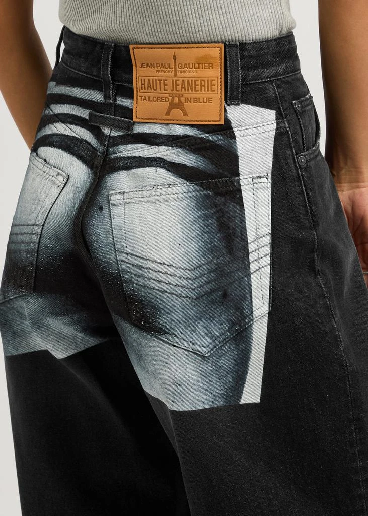 Jean Paul Gaultier Body Mariniére printed wide-leg jeans 5