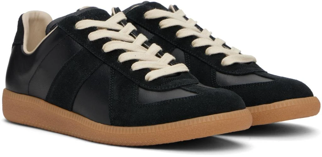 MAISON MARGIELA Black Replica Sneakers 4