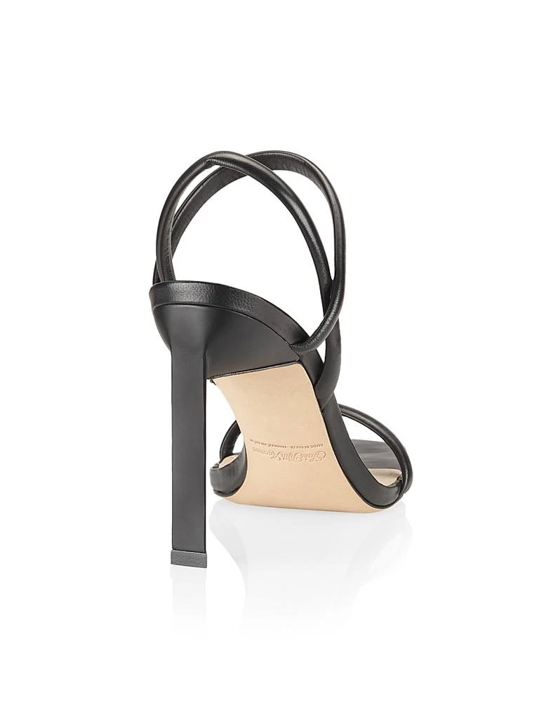 Saks Fifth Avenue COLLECTION Strappy Leather Heels 3