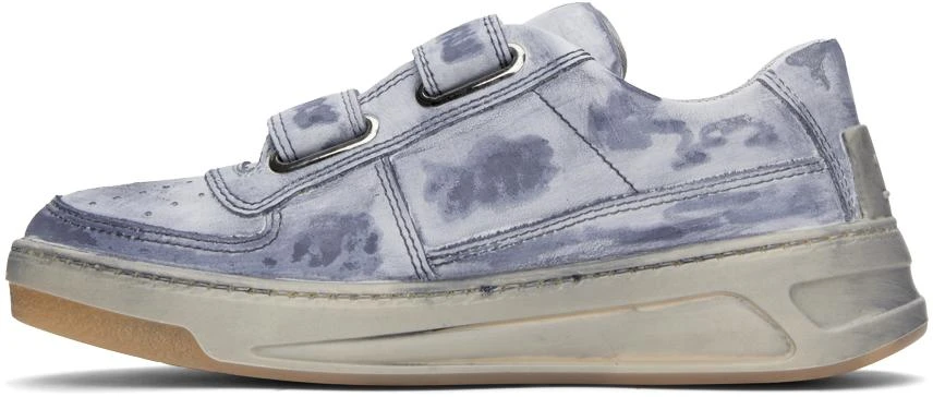 Acne Studios Blue Velcro Strap Sneakers 3