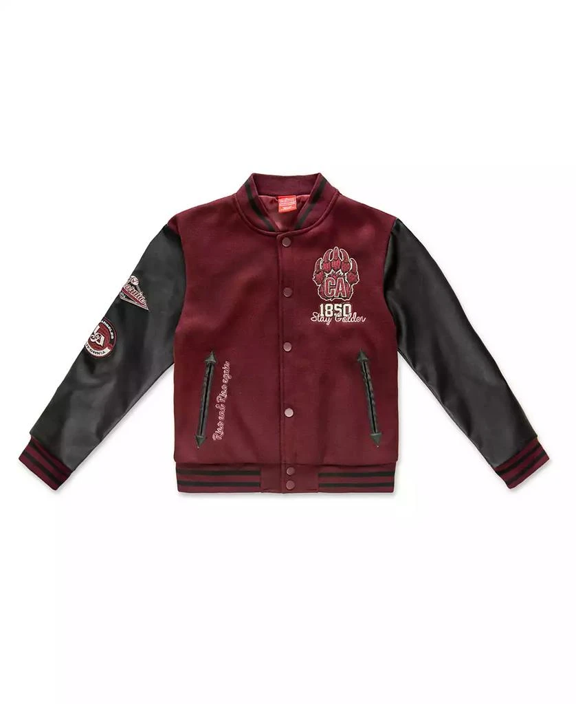 Ring of Fire Big Boys Dedan Woolen Varsity Jacket 3