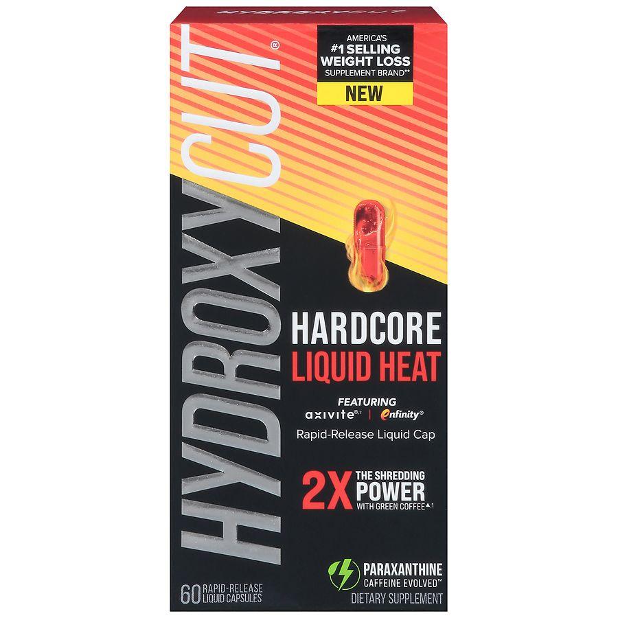 Hydroxycut Hardcore Liquid Heat Weight Loss Rapid Release Liquid Capsules