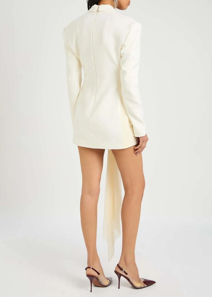 David Koma Draped stretch-wool blazer dress 3