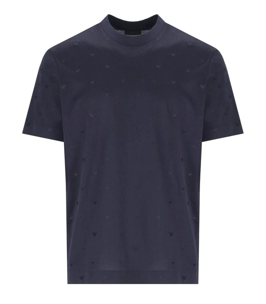 Emporio Armani Emporio Armani Monogram Navy Blue T-Shirt 1