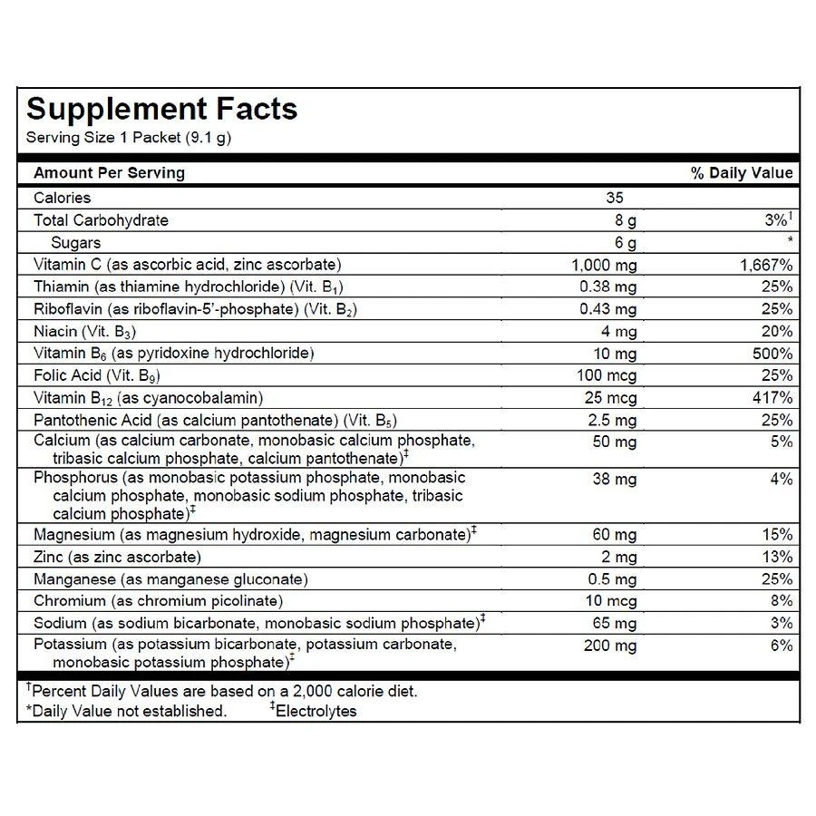 Emergen-C Daily Immune Support Drink with 1000 mg Vitamin C Super Orange 4