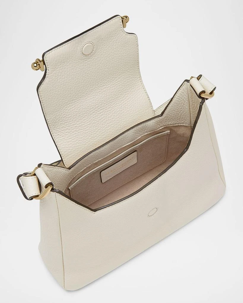 Strathberry Multrees Grain Leather Hobo Bag 4