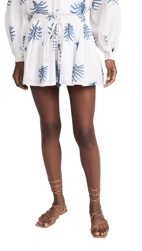 Alix of Bohemia Christy Palm Short In Blue Indigo