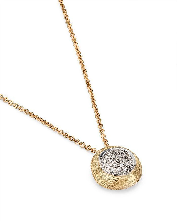 Marco Bicego 18K Yellow Gold Delicati Pendant Necklace with Diamonds, 16.5" 3