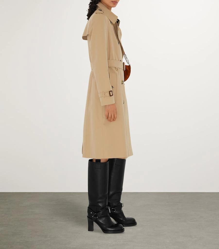Burberry Gabardine Chelsea Long Trench Coat 3