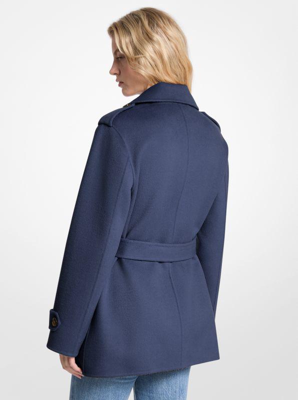 Michael Kors Wool Blend Belted Wrap Coat