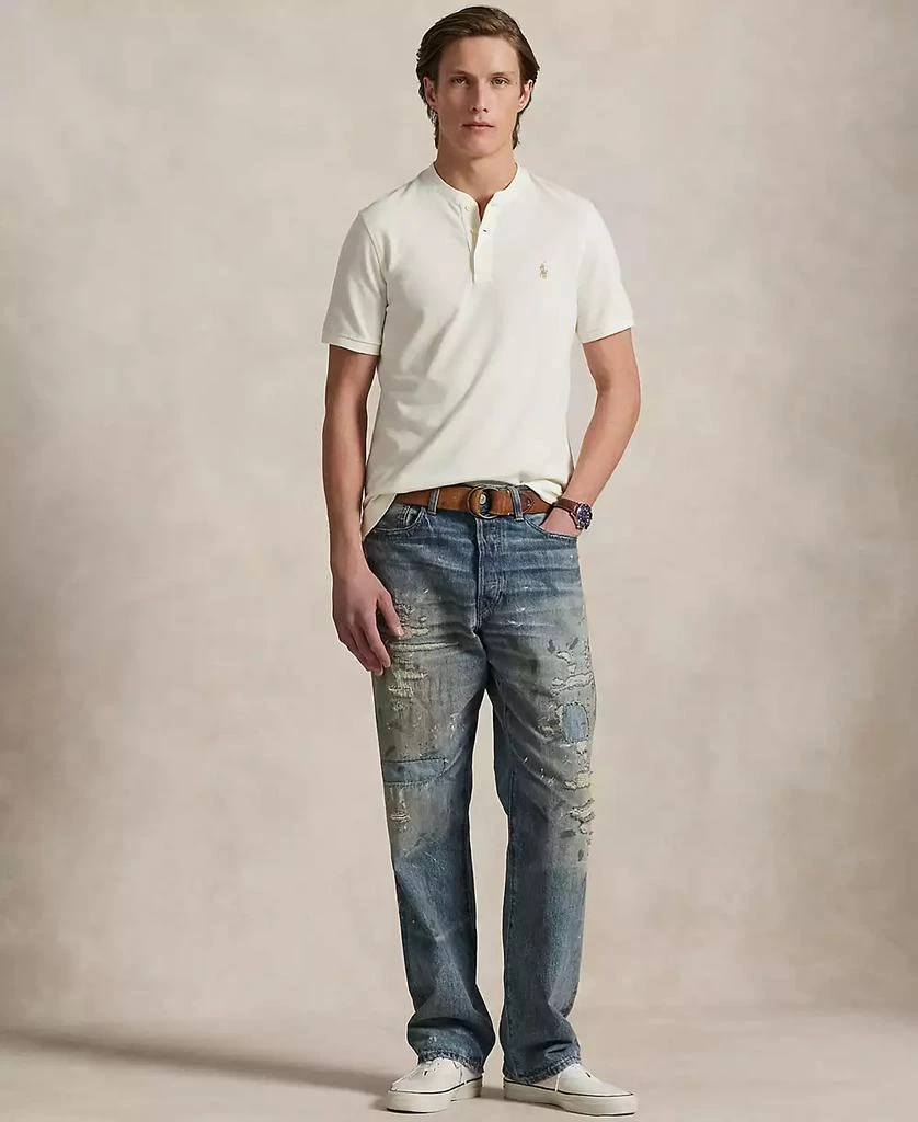 Ralph Lauren Men's Cotton Piqué Henley Shirt 4