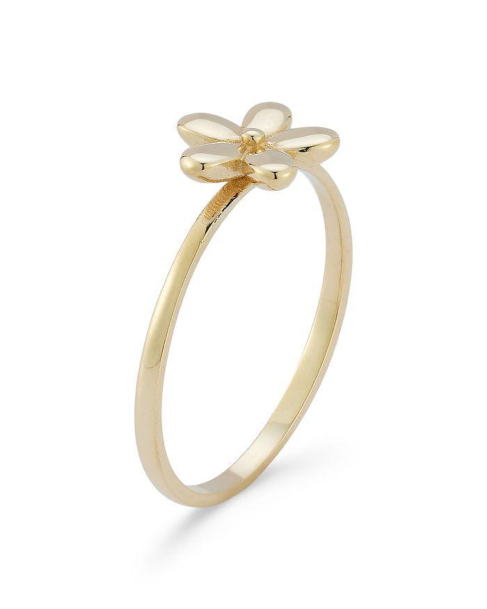 Moon & Meadow 14K Yellow Gold Polished Flower Ring