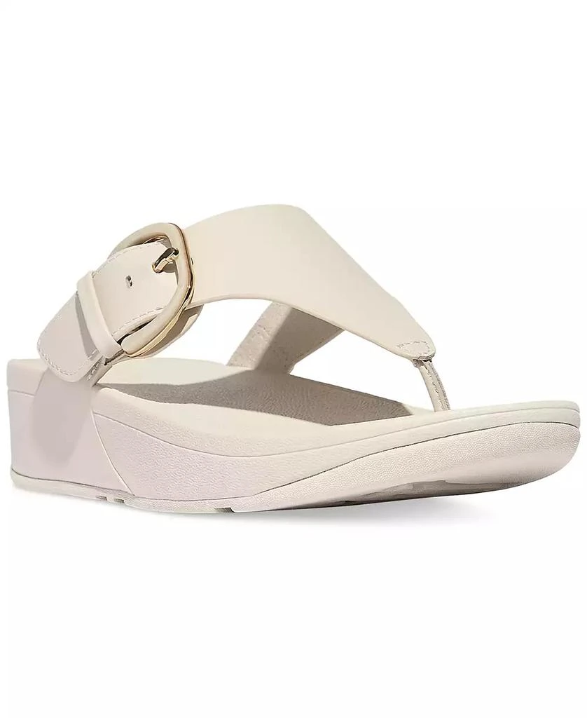 FitFlop Women's Lulu Resin-Buckle Leather Sandals 1