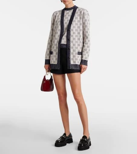 Gucci Cotton-blend lamé top 2