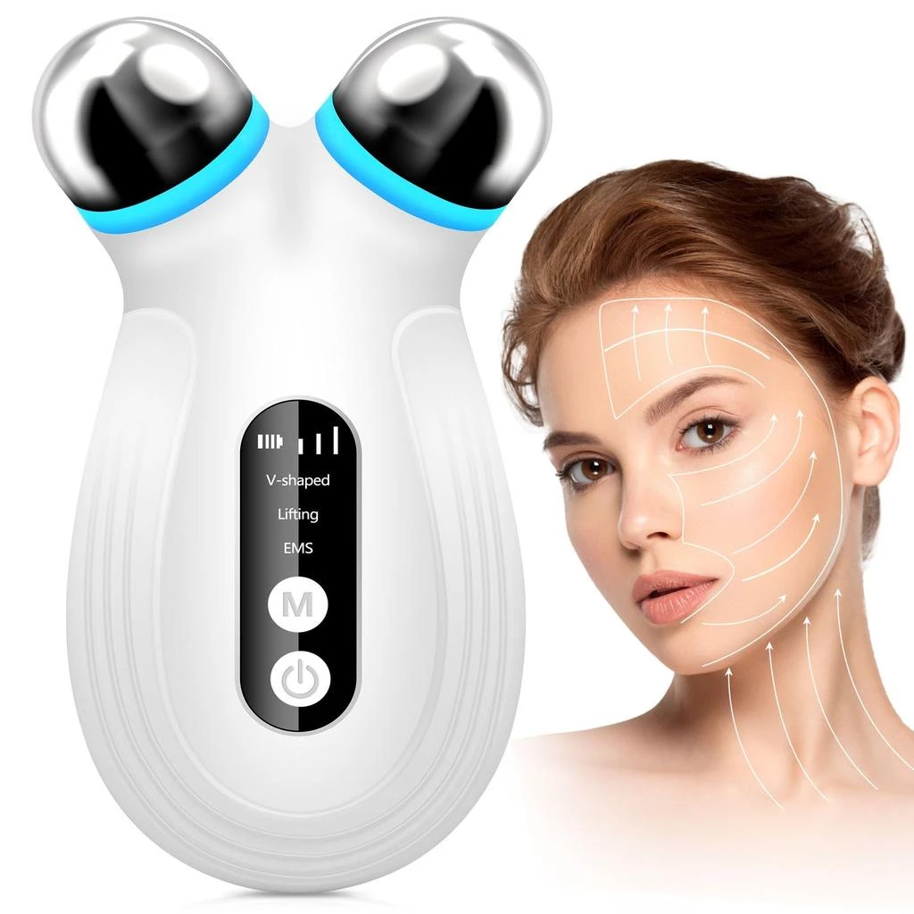PROXXI Anti Aging and Wrinkles Microcurrent Facial Device, Boost Skin Care Products Absorption - White 1