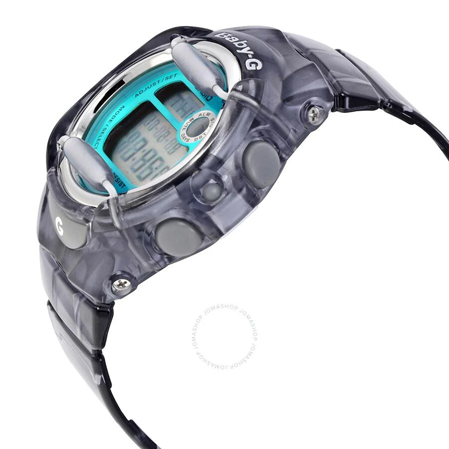 Casio Grey Transparent Resin Ladies Watch BG169R-8B 2