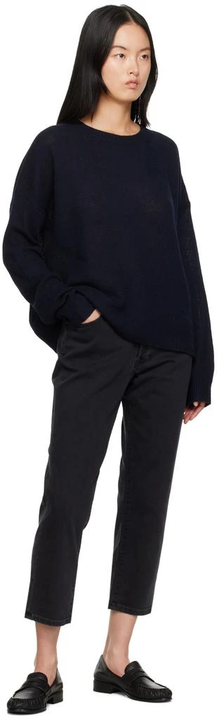 6397 Navy Off-Gauge Sweater 4